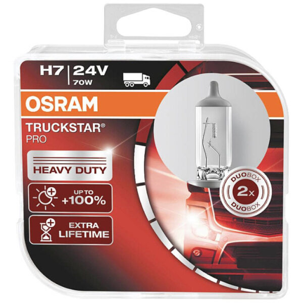 Bec Osram TruckStar PRO Next Gen H7 24V 70W PX26d ● Set 2 buc