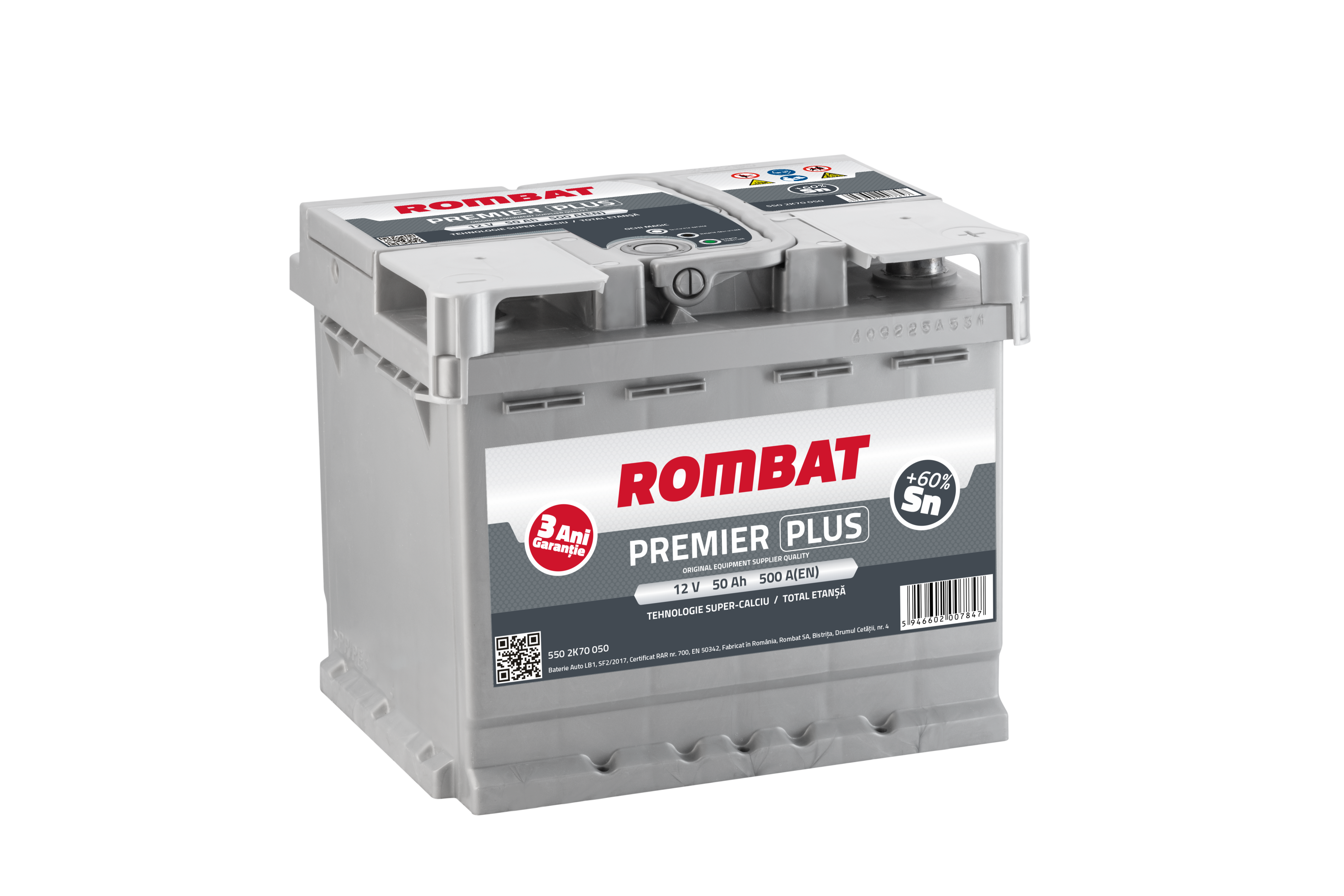 Acumulator Rombat Premier PLUS 50Ah