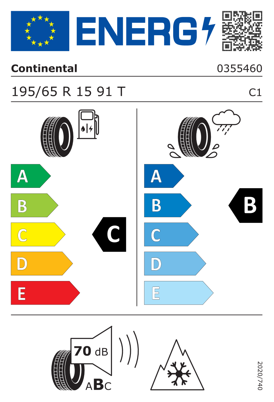 Anvelopa Iarna Continental 195/65R15 91T WinterContact TS 870 [DOT 2022]