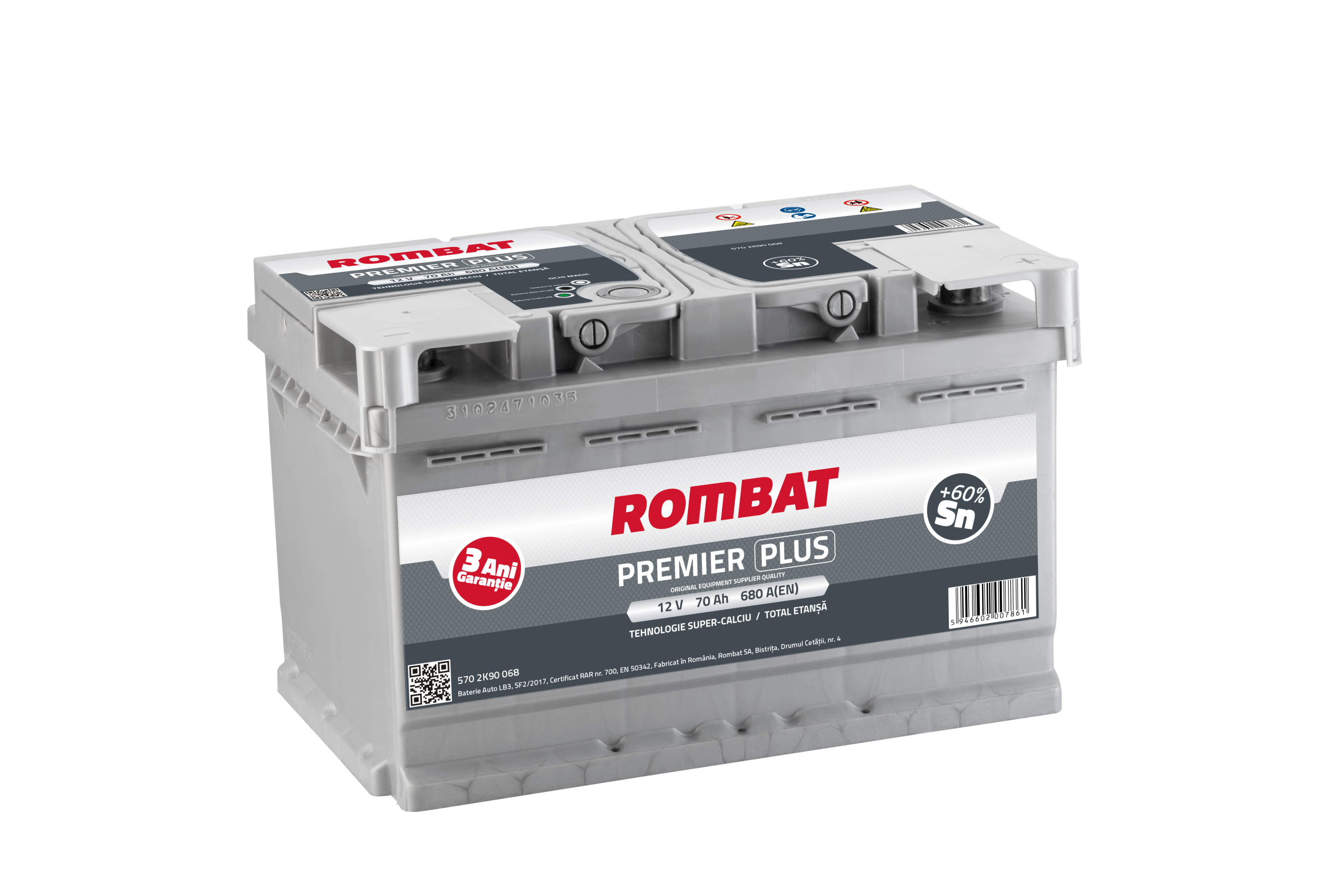 Acumulator Rombat Premier PLUS 80 Ah