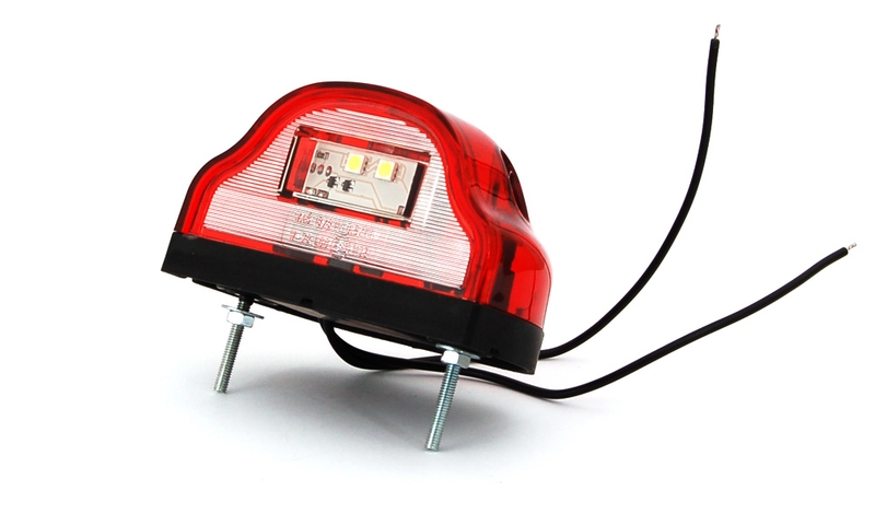 Iluminare numar de inmatriculare cu led alb