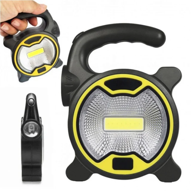 Lampa de atelier – lanterna LED COB cu suport