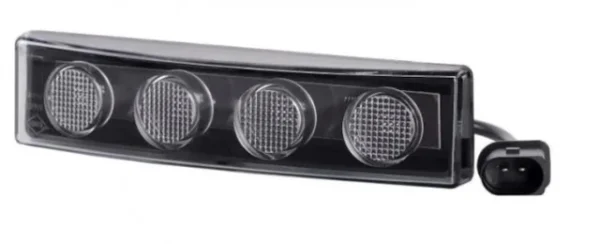 Lampa gabarit 180×45, LED, alba, cu mufa, Scania 4&R